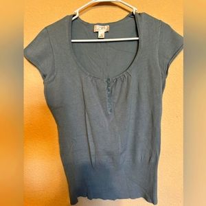 $10 WORTHINGTON KNIT GREY Top